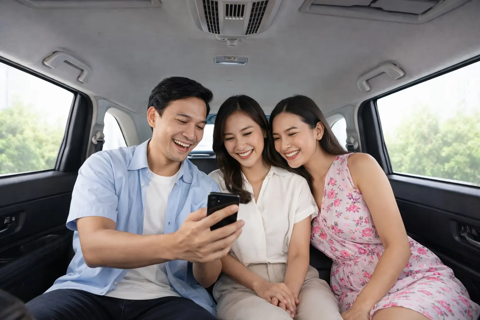 Mobil rental siap jemput di area kedatangan Bandara Soekarno-Hatta